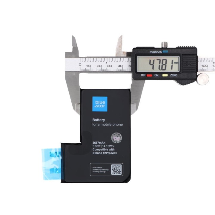 Battery without BMS for iPhone 12 PRO MAX 3687 mAh Blue Star HQ