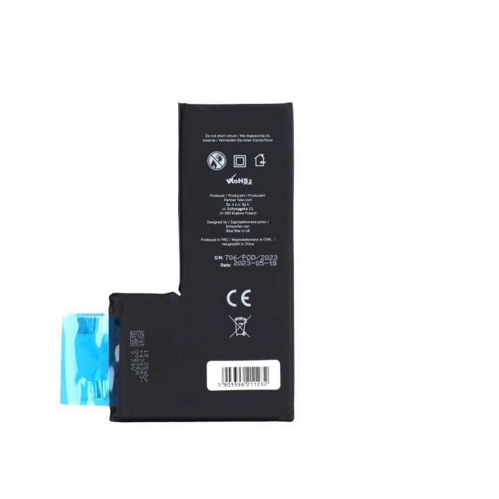 Аккумулятор без BMS для iPhone 11 PRO MAX 3969 mAh Blue Star HQ