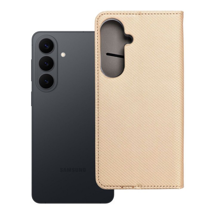 Flip case for Samsung S26 PLUS Smart Case Book gold