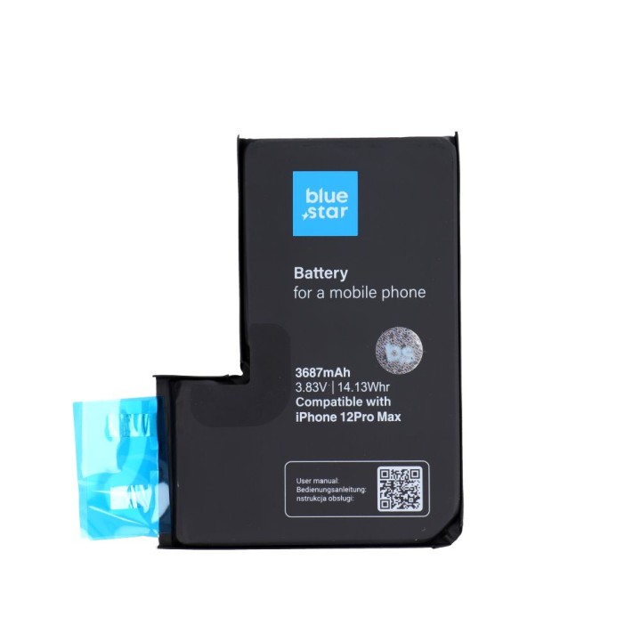 Акумулятор без BMS для iPhone 12 PRO MAX 3687 mAh Blue Star HQ