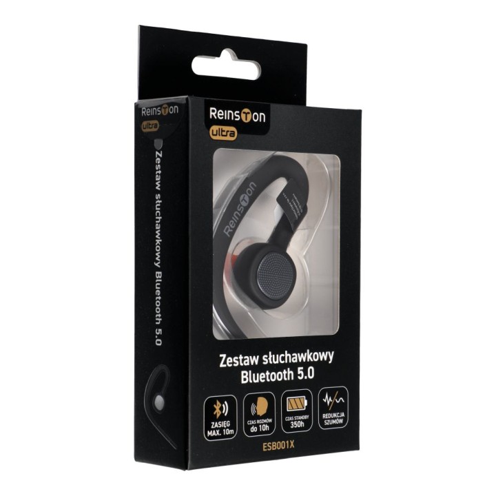 Бездротова гарнітура bluetooth MONO Reinston ESB001X USB-C чорна