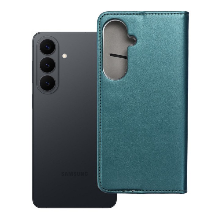 Flip case for Samsung S26 PLUS Smart Magneto dark green