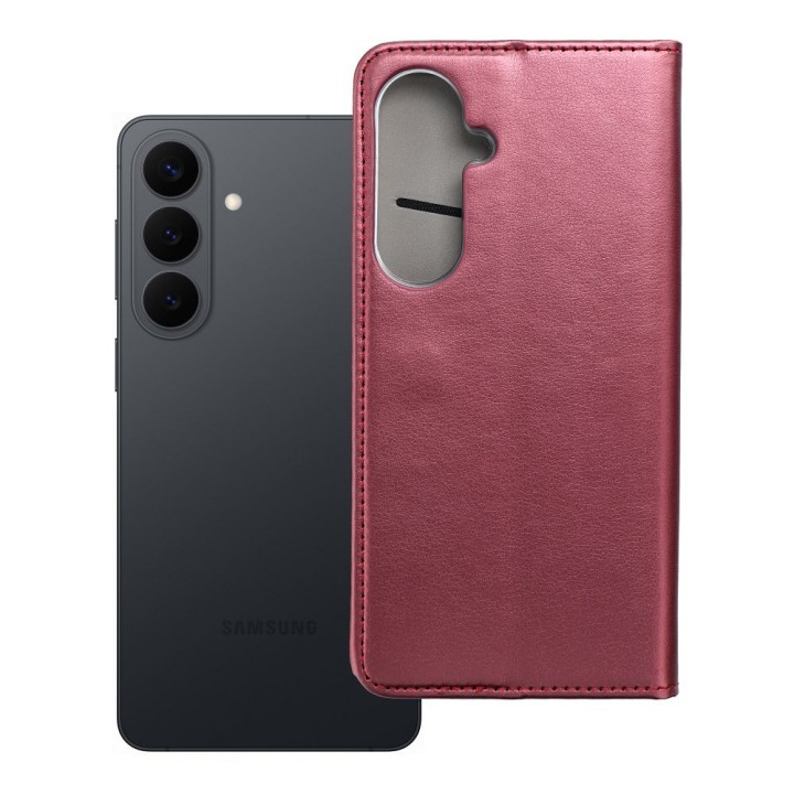 Чохол з клапаном для Samsung S26 PLUS Smart Magneto бордовий