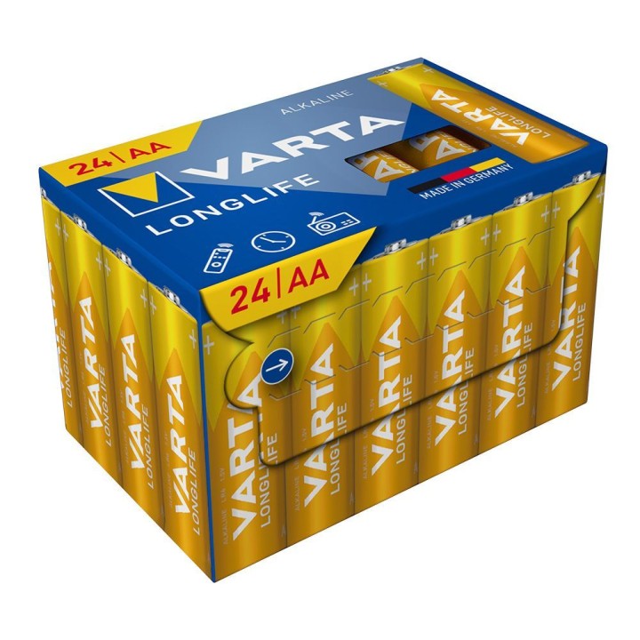 VARTA battery alkaline R6 (AA) Longlife 24 pcs
