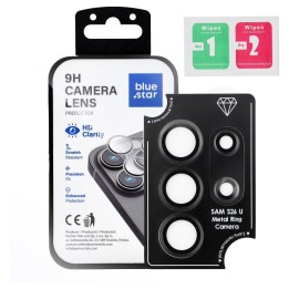 Закаленное стекло на камеру для Samsung S26 ULTRA Blue Star Easy Install черное