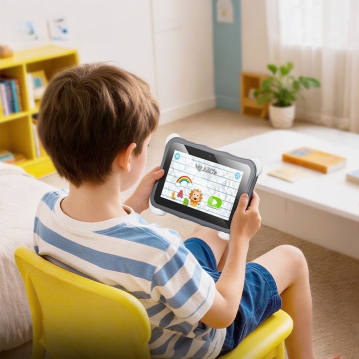 Планшет для дітей 7,0" 4GB/32GB Hoco HD Wi-Fi Android 12 A16 сірий
