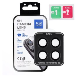 Tempered glass for camera for Xiaomi Redmi NOTE 15 PRO 4G Blue Star Easy Install black