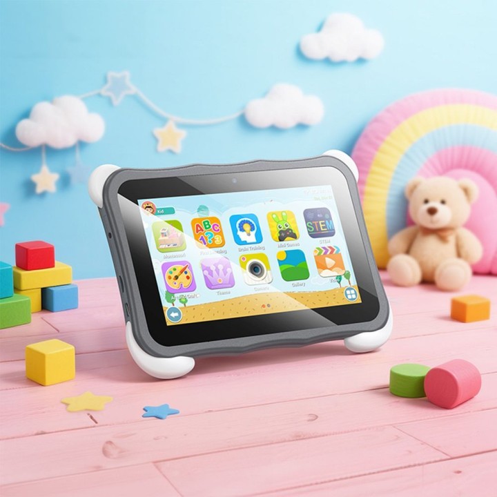 Tablet for kids 7,0" 4GB/32GB Hoco HD Wi-Fi Android 12 A16 grey