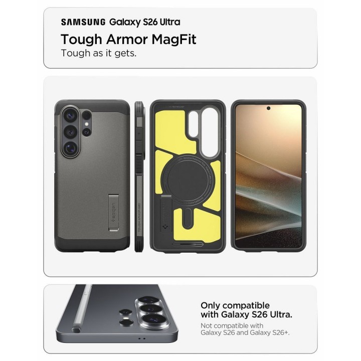 SPIGEN чехол LIQUID AIR для SAMSUNG S26 Plus матовый черный