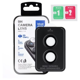 Tempered glass for camera for Oppo Reno 15 PRO Blue Star Easy Install black