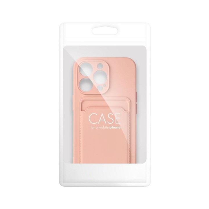 Чехол для iPhone 15 PRO Card Case розовый