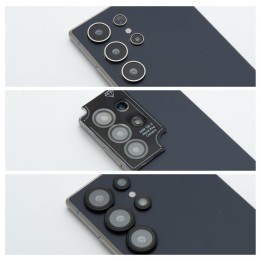 Szkło hartowane na aparat do Samsung Fold 7 Blue Star Easy Install czarne