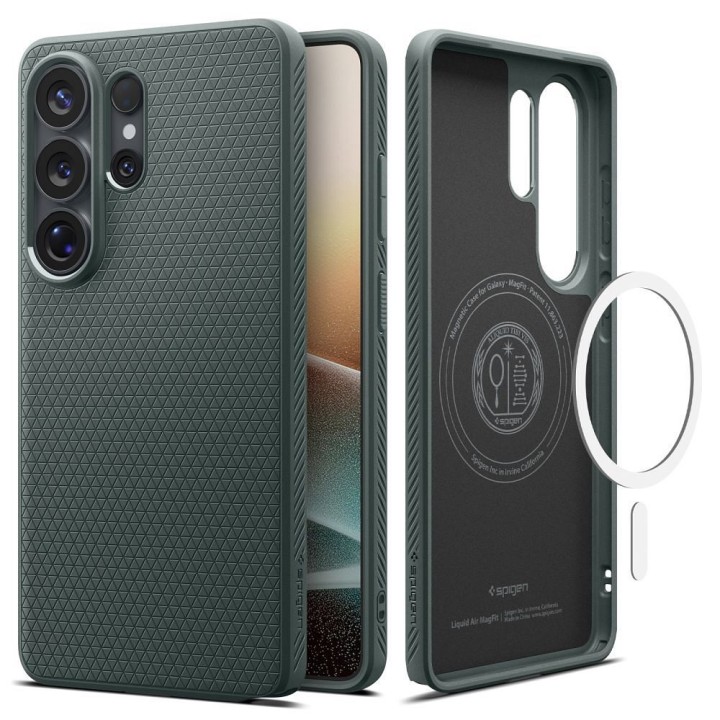 SPIGEN чехол LIQUID AIR MAG совместимый с Magsafe для SAMSUNG S26 Ultra abyss green