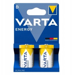 VARTA аккумулятор щелочная R20 (Тип D) Energy 2 шт.