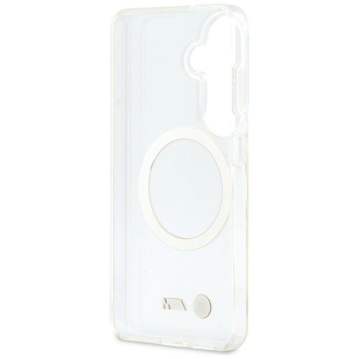 BMW чехол для SAMSUNG S26 BMHMS26S25HSMLKT (Magnetic IML Shockproof W/ Metal Logos) прозрачный