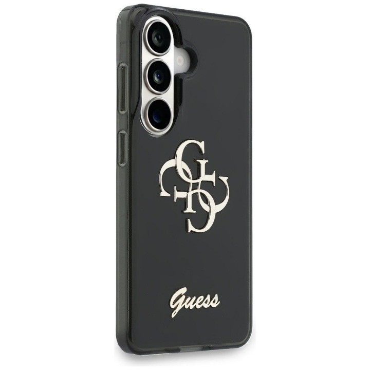 GUESS чехол для SAMSUNG S26 GUHCS26S5HC4MLSK (IML Big Metal 4G and Script) черный
