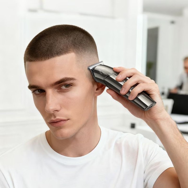 Hair clipper hair set Hoco HP26 grey