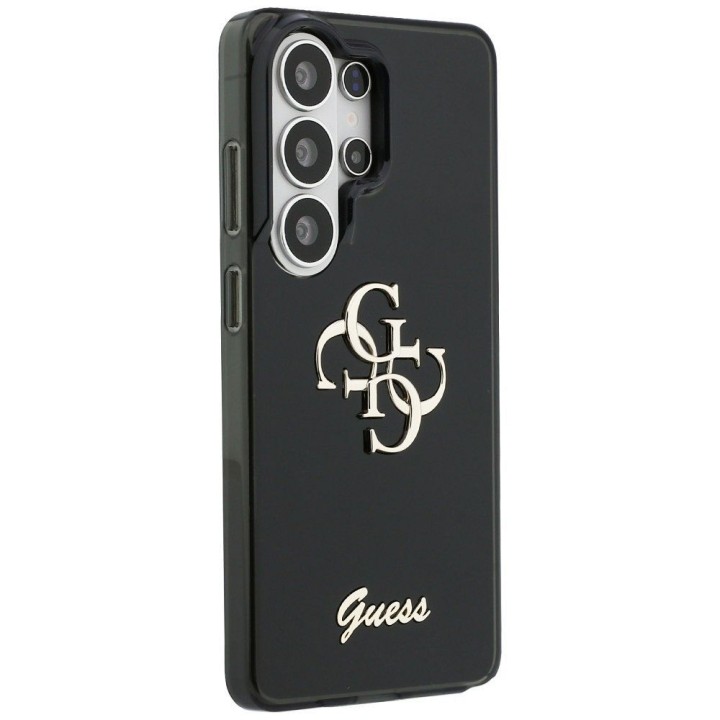 GUESS чехол для SAMSUNG S26 Ultra GUHMS26LHGTMLCGK (IML Big Металл 4G and Script) черный