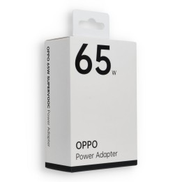 Оригінальна Мережевий зарядний пристрій Oppo SuperVOOC VCA7JFEH 65W Power Адаптер білий блістер