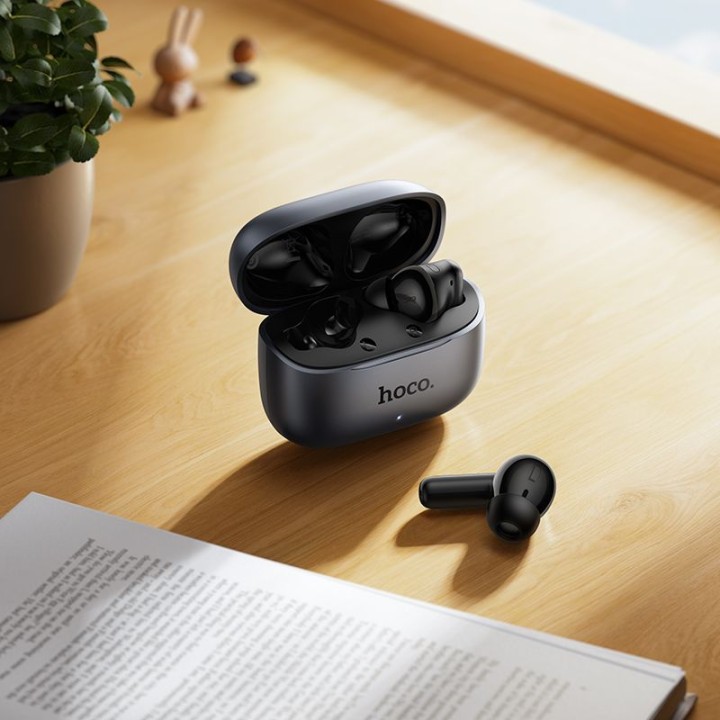 Wireless headphones in-ear Hoco TWS ANC + ENC +AI Translation EQ27 grey