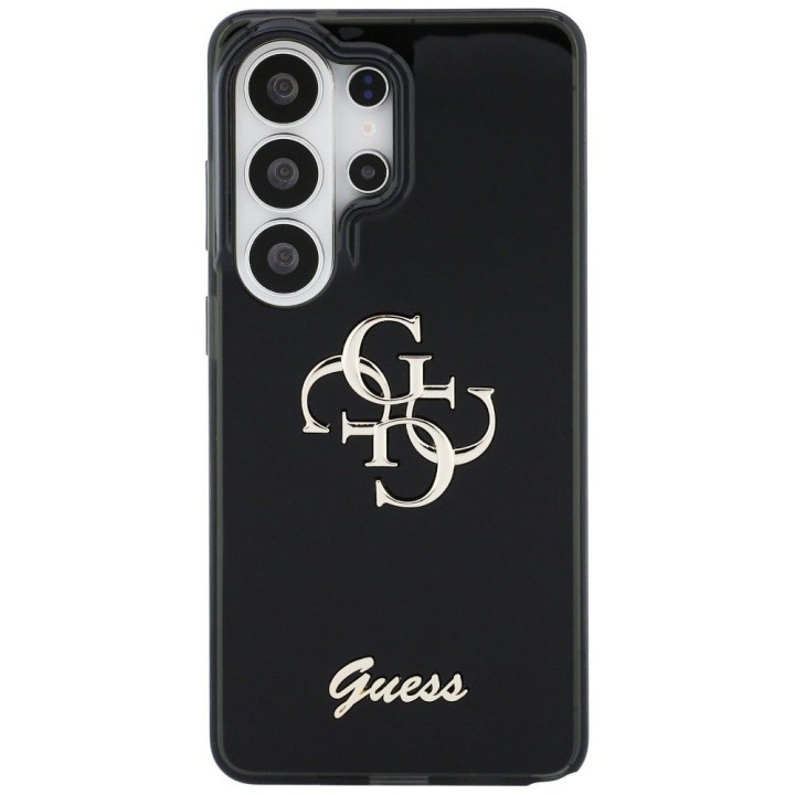 GUESS чехол для SAMSUNG S26 Ultra GUHMS26LHGTMLCGK (IML Big Металл 4G and Script) черный
