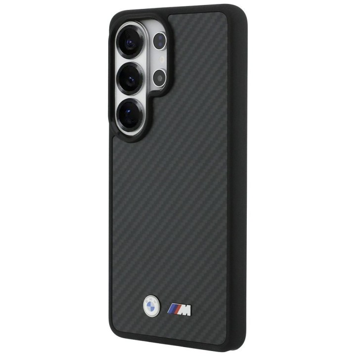 BMW futerał do SAMSUNG S26 Ultra BMHMS26L24CFMMK (Magnetic Kevlar W/ Logo) czarny