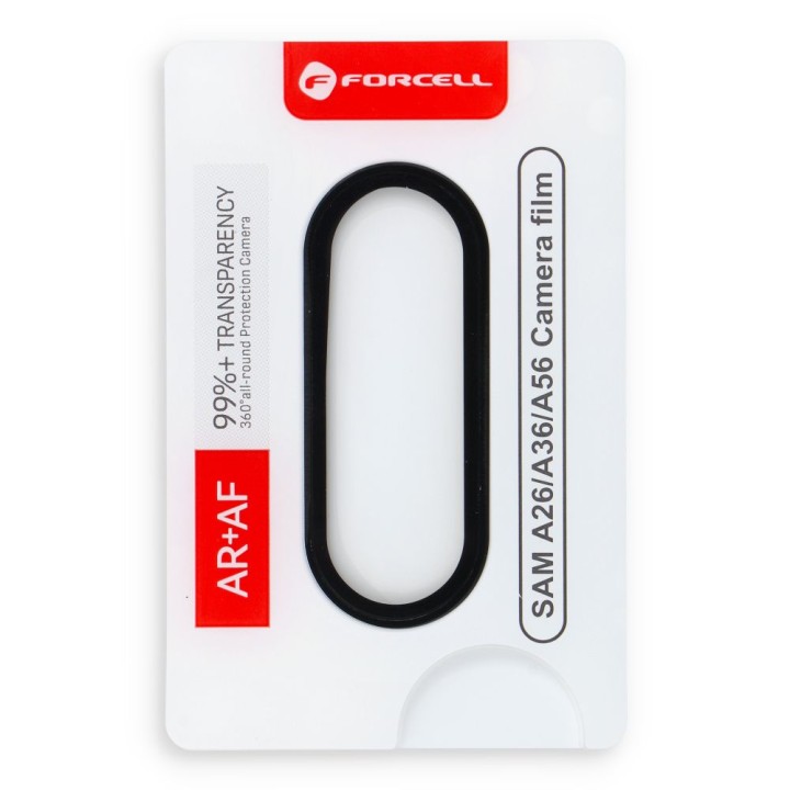 Tempered glass for camera for Samsung A36 Forcell Premium black 0INT