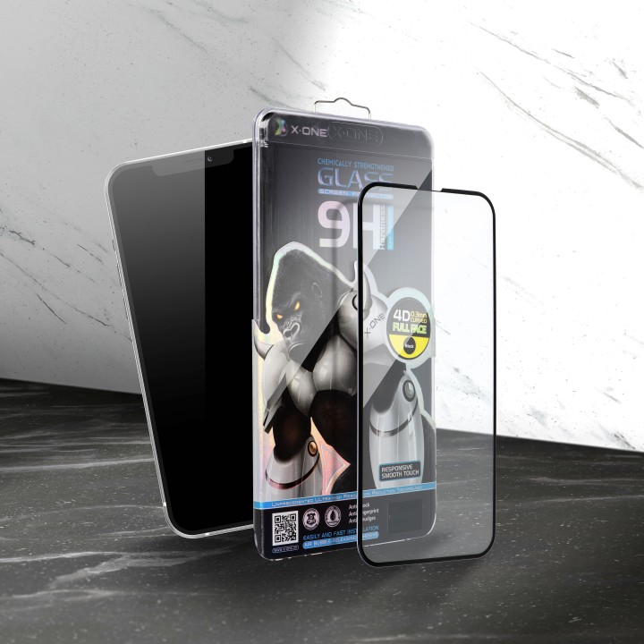 Tempered glass for Samsung S26 PLUS X-One Full Cover Extra Strong Matte (full glue) (working reader) black