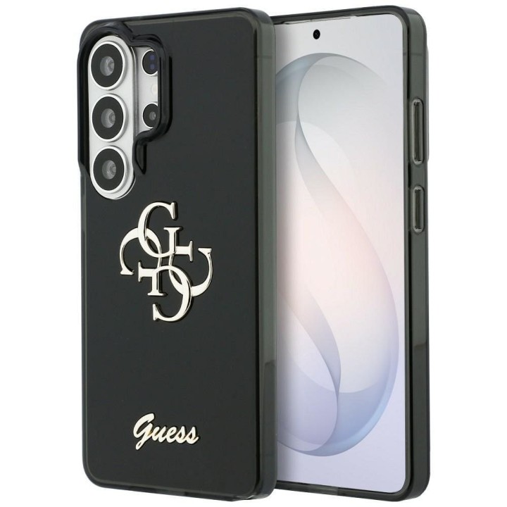 GUESS чехол для SAMSUNG S26 Ultra GUHMS26LHGTMLCGK (IML Big Metal 4G and Script) черный