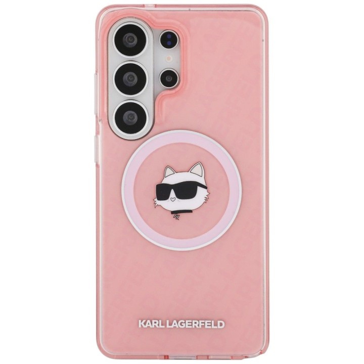 KARL LAGERFELD futerał do SAMSUNG S26 Ultra KLHMS26LHMKBCHOP (Magnetic IML Repeated Logo and Choupette) różowy