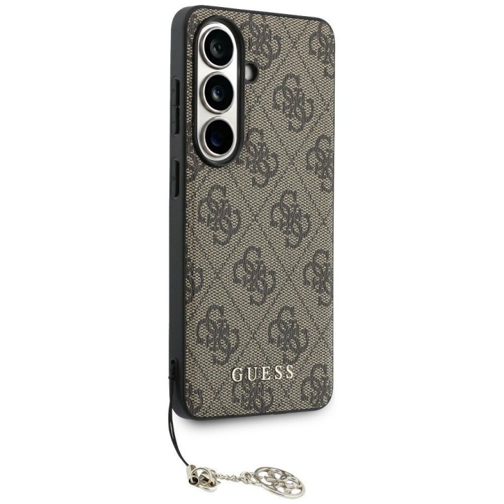 GUESS futerał do SAMSUNG S26 GUHMS26SGF4GBR (PU 4G Classic Logo with Charm) brązowy