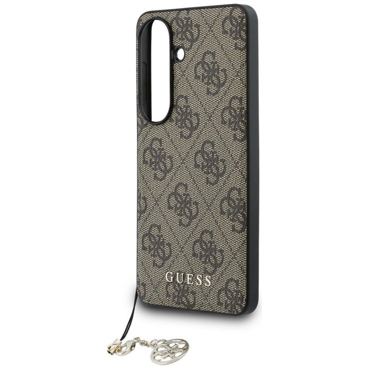 GUESS case for SAMSUNG S26 GUHMS26SGF4GBR (PU 4G Classic Logo with Charm) brown