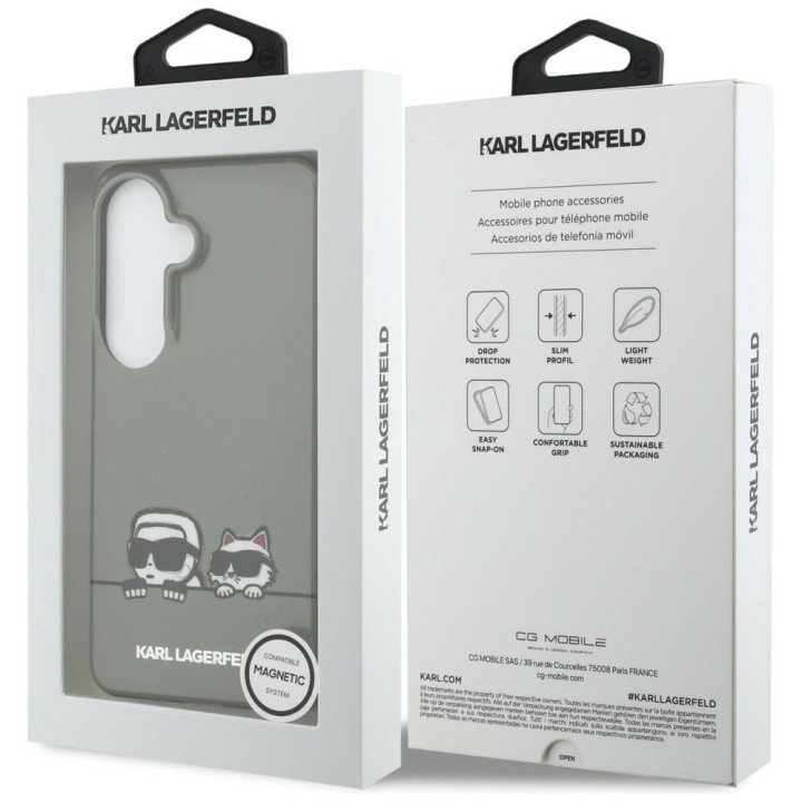 KARL LAGERFELD case for SAMSUNG S26 KLHMS26S6HPKACK (Magnetic IML K&C Peekaboo) black