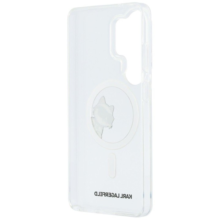 KARL LAGERFELD futerał do SAMSUNG S26 Ultra KLHMS26L6HCPSCT (Magnetic IML Peekaboo Choupette) transparentny