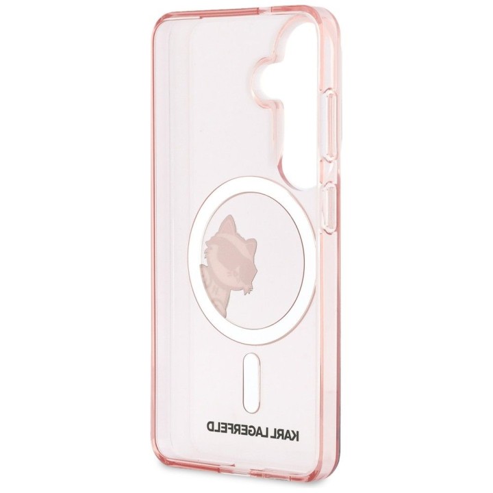 KARL LAGERFELD чехол для SAMSUNG S26 KLHMS26S6HCPSCP (Magnetic IML Peekaboo Choupette) розовый
