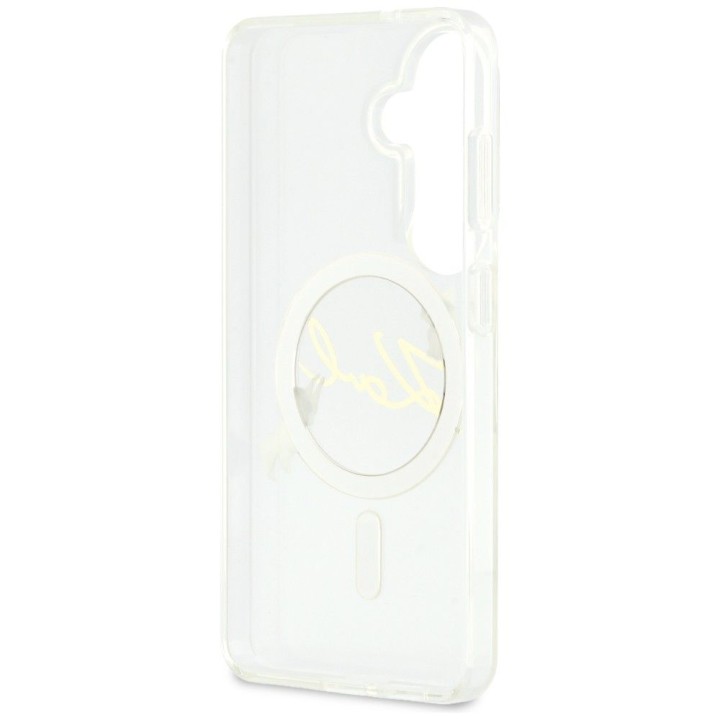 KARL LAGERFELD case for SAMSUNG S26 Plus KLHMS26M5HKSCAH (Magnetic IML KC Script) transparent
