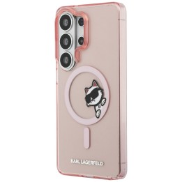 KARL LAGERFELD case for SAMSUNG S26 Ultra KLHMS26L6HCPSCP (Magnetic IML Peekaboo Choupette) pink