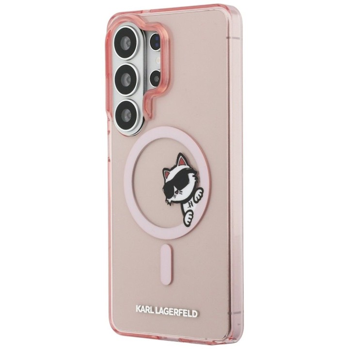 KARL LAGERFELD чохол для SAMSUNG S26 Ultra KLHMS26L6HCPSCP (Magnetic IML Peekaboo Choupette) рожевий
