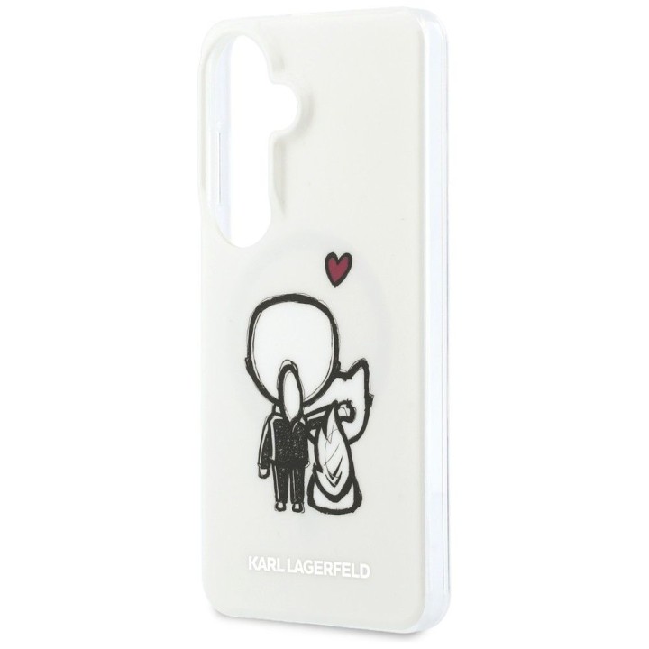KARL LAGERFELD чохол для SAMSUNG S26 KLHMS26S6HKCBHH (Magnetic IML K&C Back Logo) прозорий