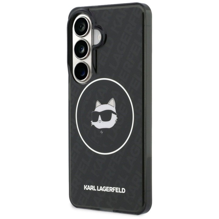 KARL LAGERFELD чохол для SAMSUNG S26 KLHMS26SHMKBCHOK (Magnetic IML Repeated Logo and Choupette) чорний