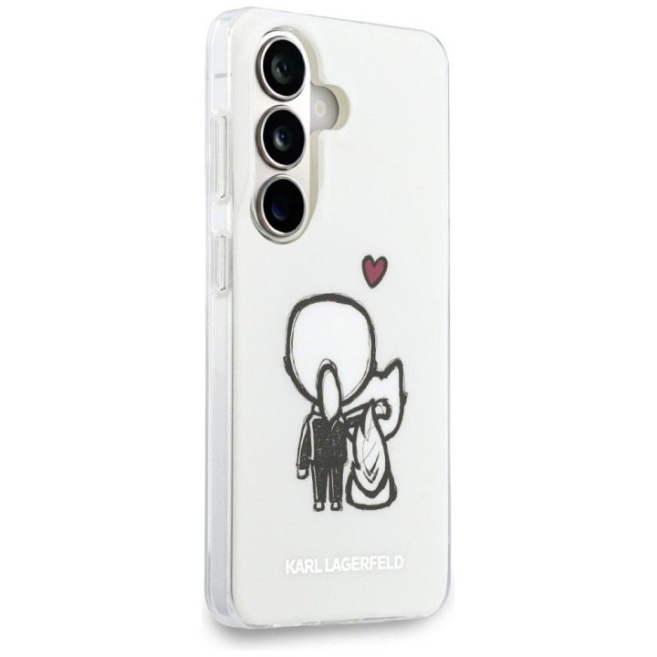 KARL LAGERFELD чохол для SAMSUNG S26 KLHMS26S6HKCBHH (Magnetic IML K&C Back Logo) прозорий
