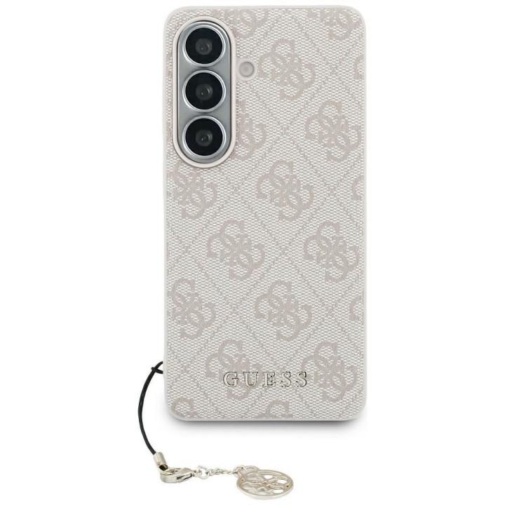 GUESS чохол для SAMSUNG S26 GUHMS26SGF4GPI (PU 4G Classic Logo with Charm) рожевий