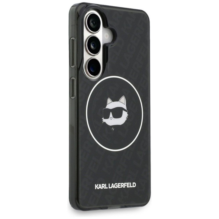 KARL LAGERFELD чохол для SAMSUNG S26 KLHMS26SHMKBCHOK (Magnetic IML Repeated Logo and Choupette) чорний