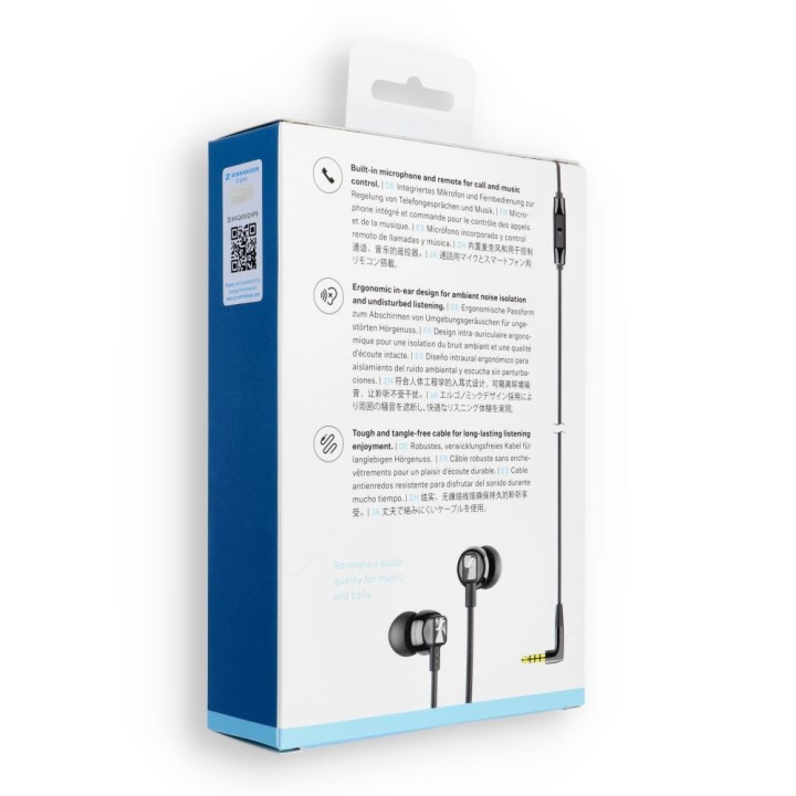 Wired in-ear headphones Jack 3,5 mm Sennheiser CX 300S black