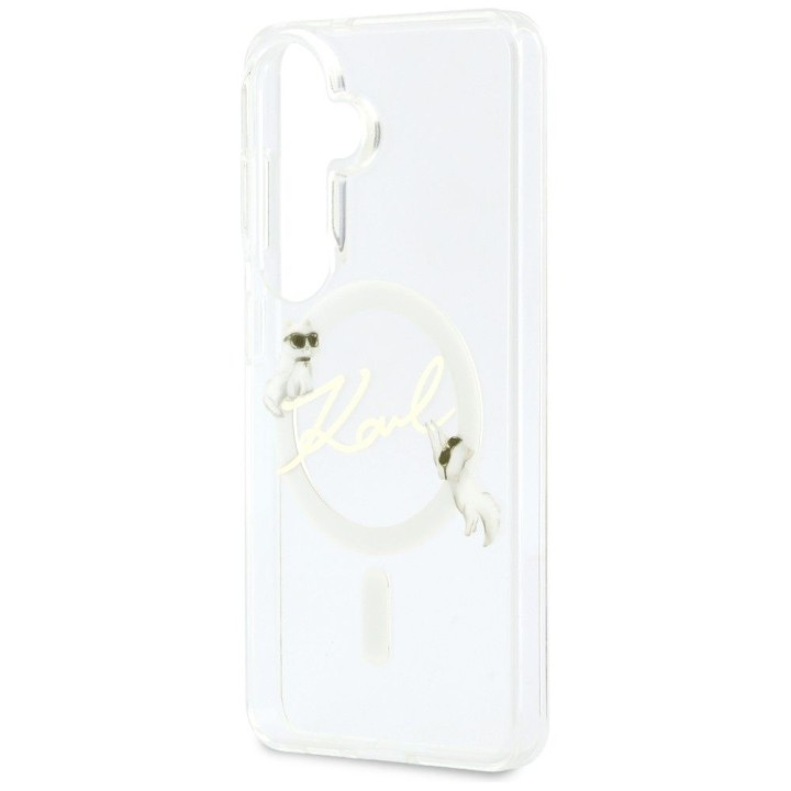 KARL LAGERFELD чохол для SAMSUNG S26 Plus KLHMS26M5HKSCAH (Magnetic IML KC Script) прозорий