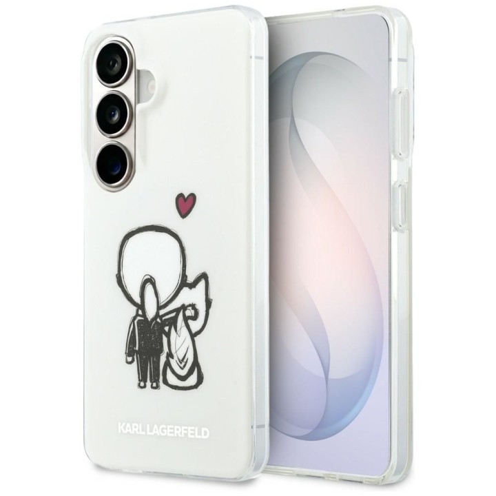 KARL LAGERFELD чохол для SAMSUNG S26 KLHMS26S6HKCBHH (Magnetic IML K&C Back Logo) прозорий