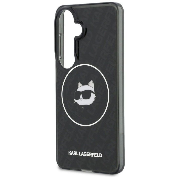 KARL LAGERFELD чохол для SAMSUNG S26 KLHMS26SHMKBCHOK (Magnetic IML Repeated Logo and Choupette) чорний