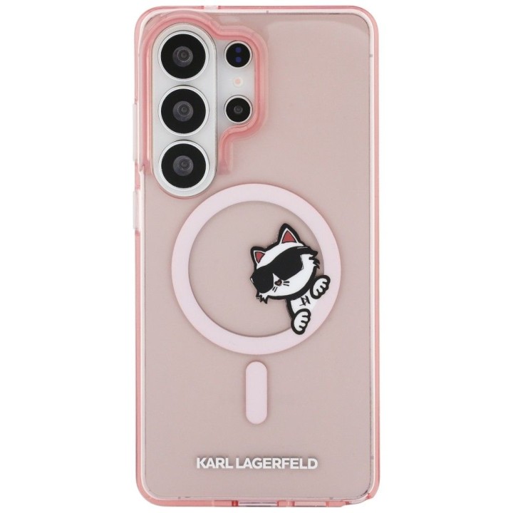 KARL LAGERFELD чехол для SAMSUNG S26 Ultra KLHMS26L6HCPSCP (Magnetic IML Peekaboo Choupette) розовый