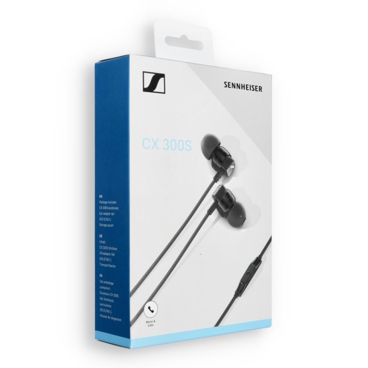 Headphones wired in-ear Jack 3,5 mm Sennheiser CX 300S black