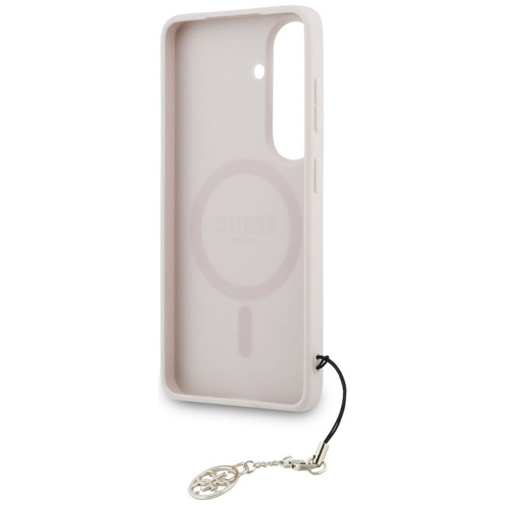 GUESS чохол для SAMSUNG S26 GUHMS26SGF4GPI (PU 4G Classic Logo with Charm) рожевий